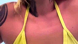 almost got kicked out of the gym at copacabana for my wet see-through bikini