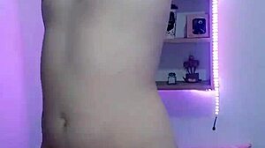 Brazilian girl performs funk dance