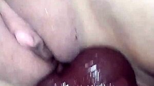 huge toy play leads to full orgasm