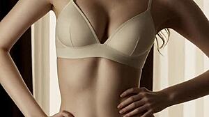 These Romanian lingerie models are cute and barefoot in underwear