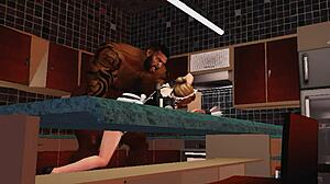 Cuckold Maid Loves Monster Cock