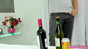 horny trans babe pietra radi gets creampie on christmas