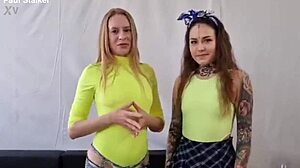 Ukrainian Nikki Riddle in Passionate Lesbian Quickie with Muff Diving