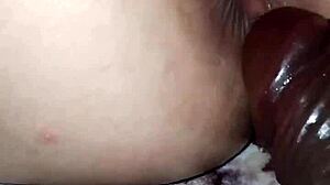 huge toy play leads to full orgasm