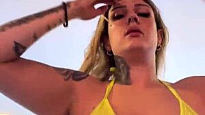 almost got kicked out of the gym at copacabana for my wet see-through bikini