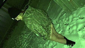 after a long day hunting, i taste my favorite spots in the snow