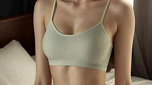 These Romanian lingerie models are cute and barefoot in underwear