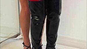 Are These Dancing Latex Lesbians Playing Kinky Games?