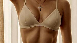 These Romanian lingerie models are cute and barefoot in underwear