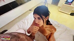 Kimberly Diablo Teen Latina Tight Pussy Grips Big White Cock First Casting Porn Video!