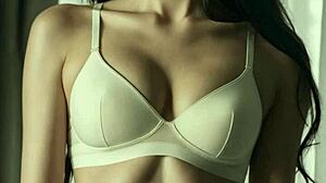 These Romanian lingerie models are cute and barefoot in underwear