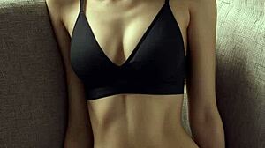 These Romanian lingerie models are cute and barefoot in underwear