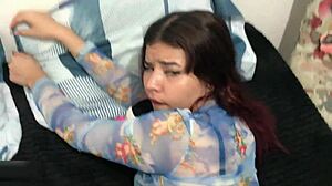 I fucked my horny stepsister and she took cum in mouth