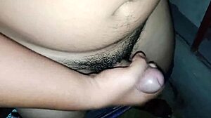 handsome boy jerks off watching fantasy girl get creampied