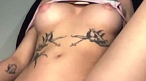 Hey, check out this novinha masturbating so hot!