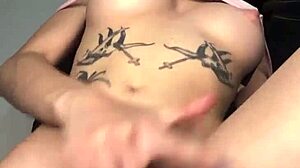 Hey, check out this novinha masturbating so hot!