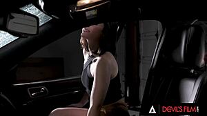 Devils film - cheating babe makes boyfriend cuckold by getting ass fucked again