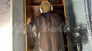 wardrobe series episode 1 with muscular pornstar huge natural tits and tight pussy