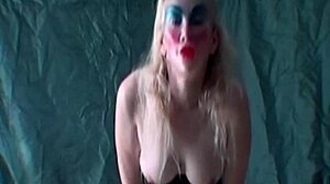 Blonde Shows Tits And Bush Dancing