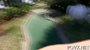 nikki lavay fiercely sucks that big cock