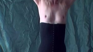 Blonde Shows Tits And Bush Dancing