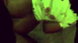 Ebony milf mrs lala receives creampie