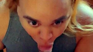 Travesti Boqueteira Engasga Com Pauzão Cavalo De 27Cm Toma Leitada Na Cara