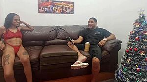 Latina amateur tries anal for first time in doggystyle assfucking