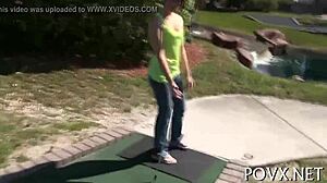 nikki lavay fiercely sucks that big cock