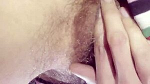 First Time Cumming On Camera With Dripping Wet Hairy Brunette Orgasm