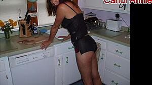 Candi annie gets facial cum on huge tits after backstage blowjob and sex