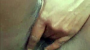 public piss from horny ebony with wet hairy pussy outdoors 😈💦