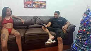 Latina amateur tries anal for first time in doggystyle assfucking