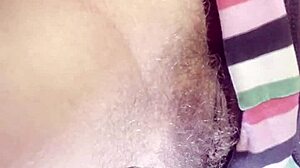 First Time Cumming On Camera With Dripping Wet Hairy Brunette Orgasm