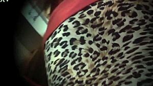 My Wife Shows Her Leg And Panties!