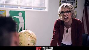 I am a mature teacher in a group class with students.