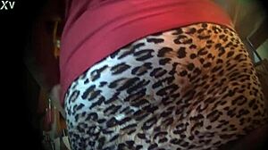 My Wife Shows Her Leg And Panties!