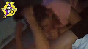 Old cuckold films his wife in blowbang and bukkake session