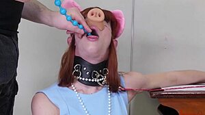 Lick That Dom's Ass, Pig!