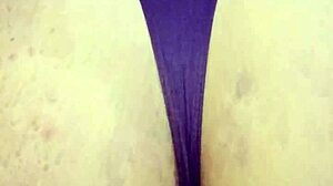 Curvy Latina BBW devours 9-inch dildo intensely.