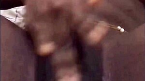 ebony solo masturbation