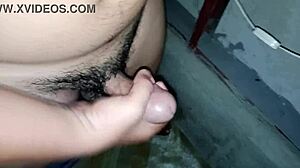 handsome boy jerks off watching fantasy girl get creampied