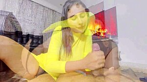 my boyfriend opens my ass in the living room of my house