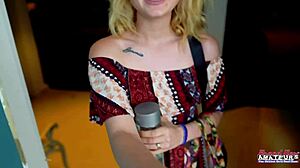 bonnie wolf swallows after pussy banging