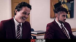 I am a mature teacher in a group class with students.