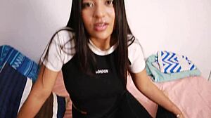 Why settle for soft when this latina's big ass craves hard first-time creampie pounding?