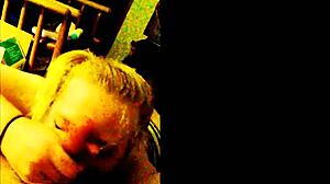 Big Tits Blonde Teases With Blowjobs And Handjobs