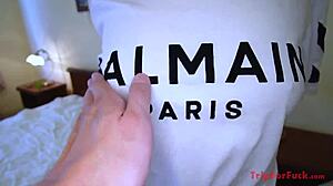 I Wrote Dirty Words On Russian Girl And Creampied Her