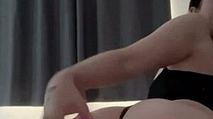 Step daughter masturbates next to dad 😏