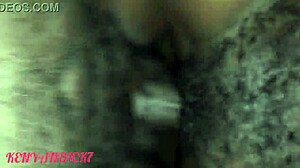 My hairy pussy gets fucked raw by big black cock and creampied